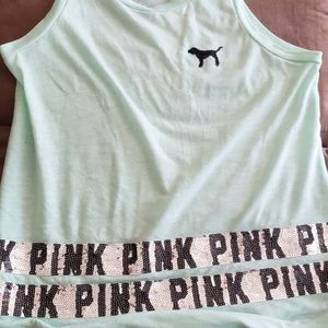 Bling vs pink tank